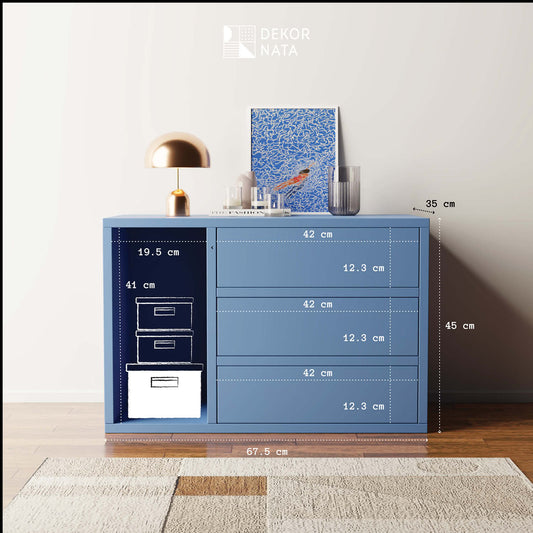 Small Filing Cabinet 67,5×35×45