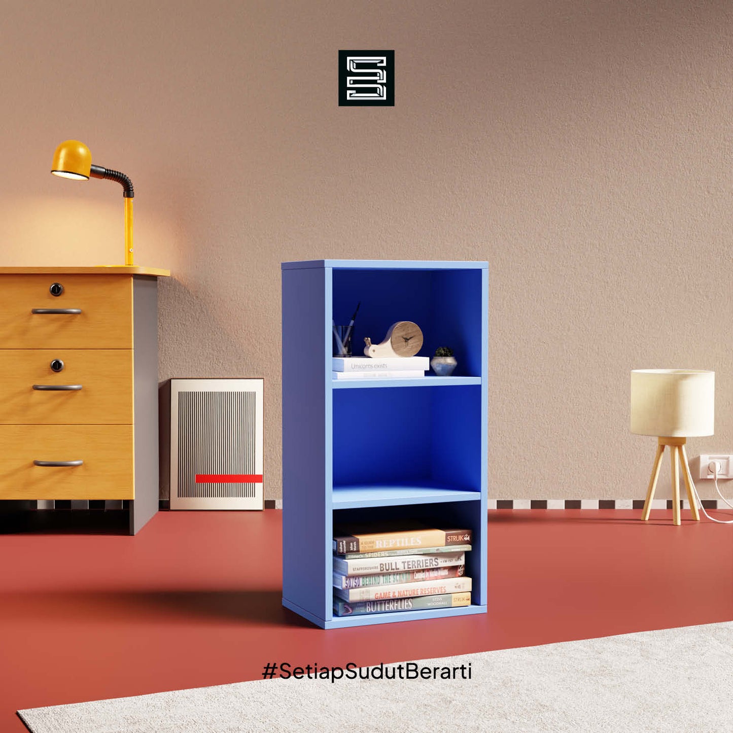 Basic Cabinet Three 45x30x90