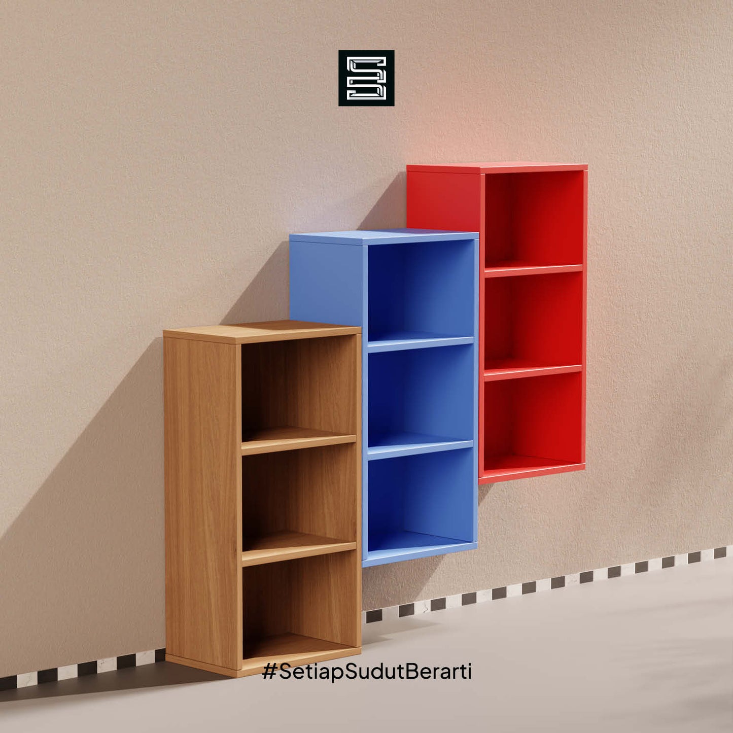 Basic Cabinet Three 45x30x90