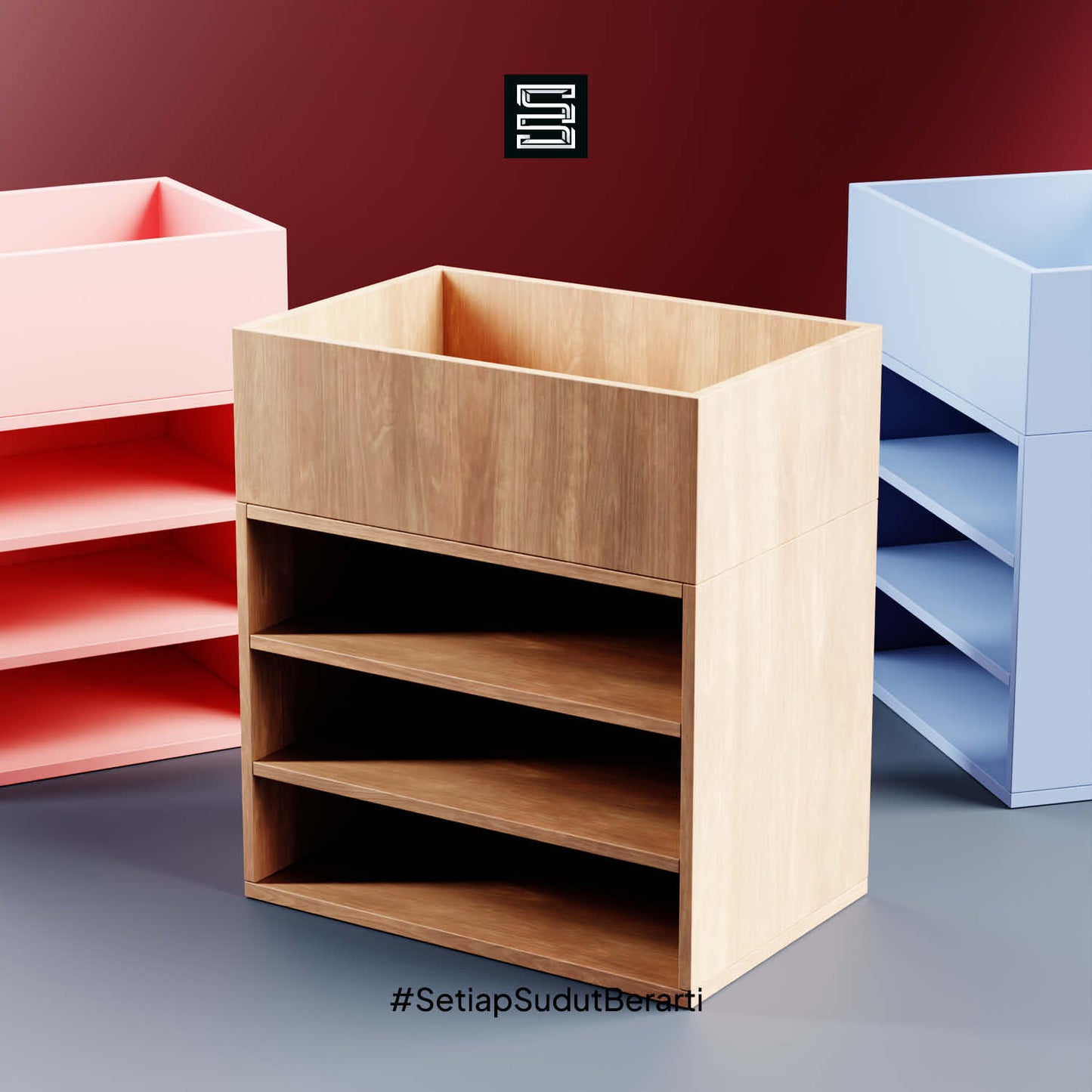Small Filing Cabinet 75x45x81