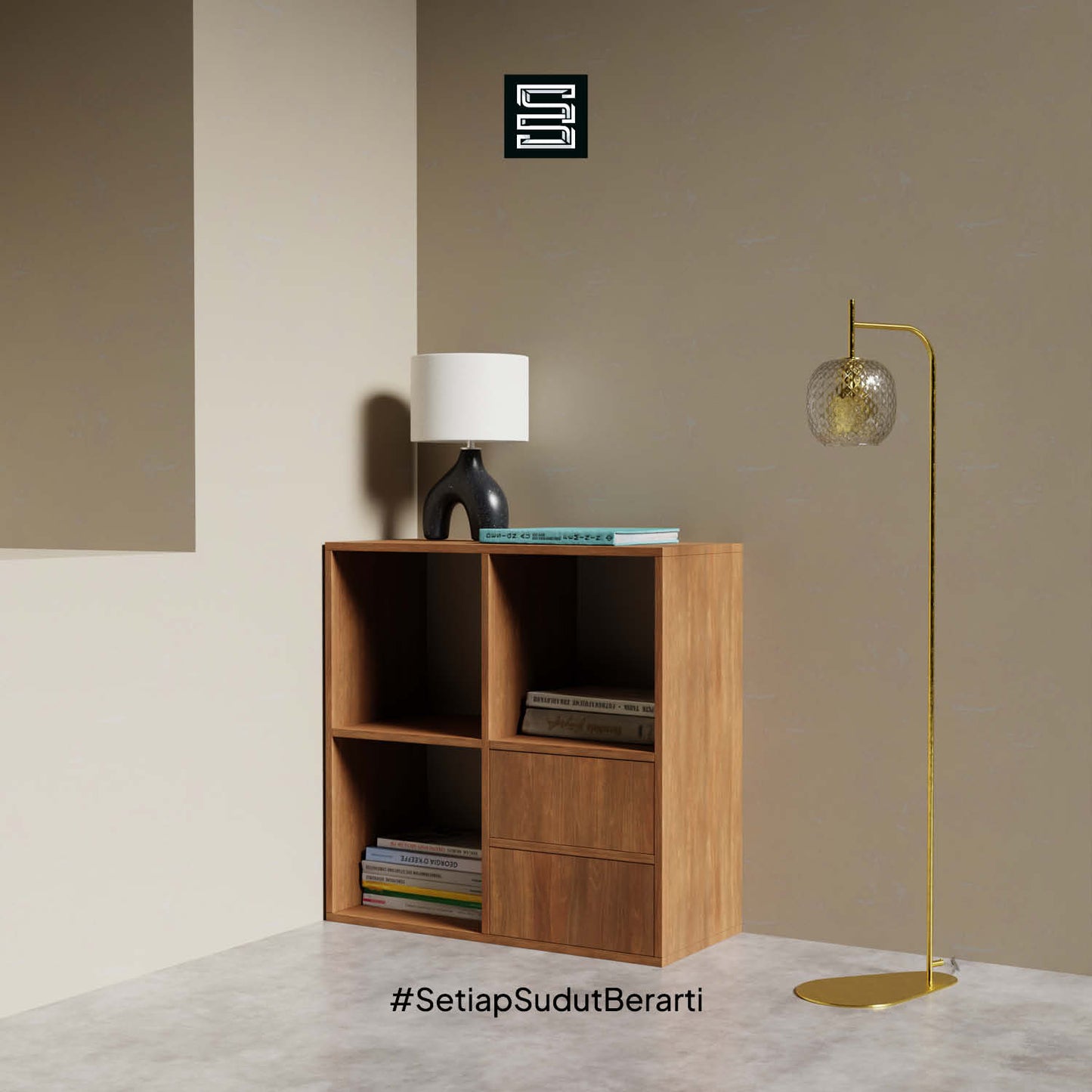 Bookshelf 90x40x90