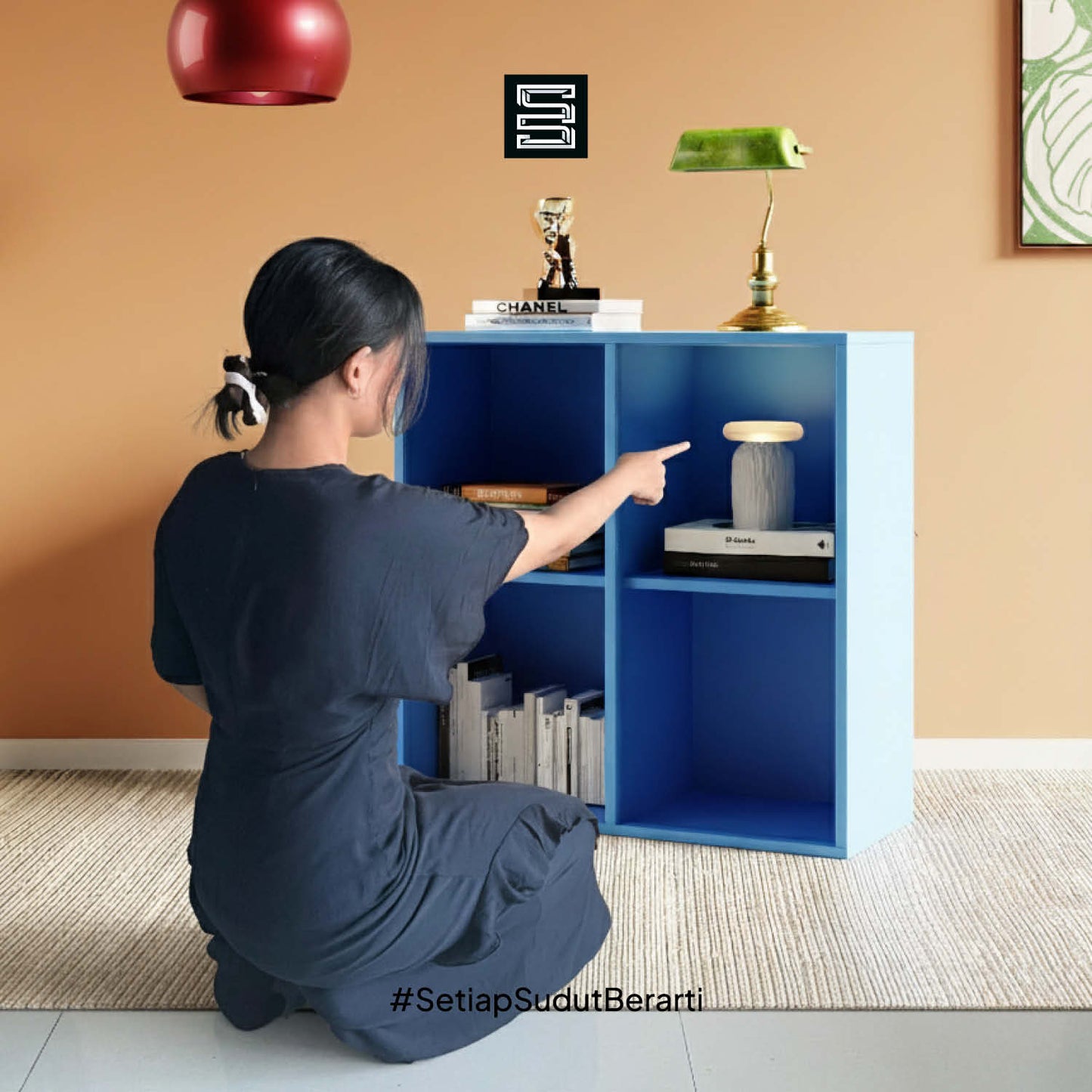 Lemari Display 90x35x90