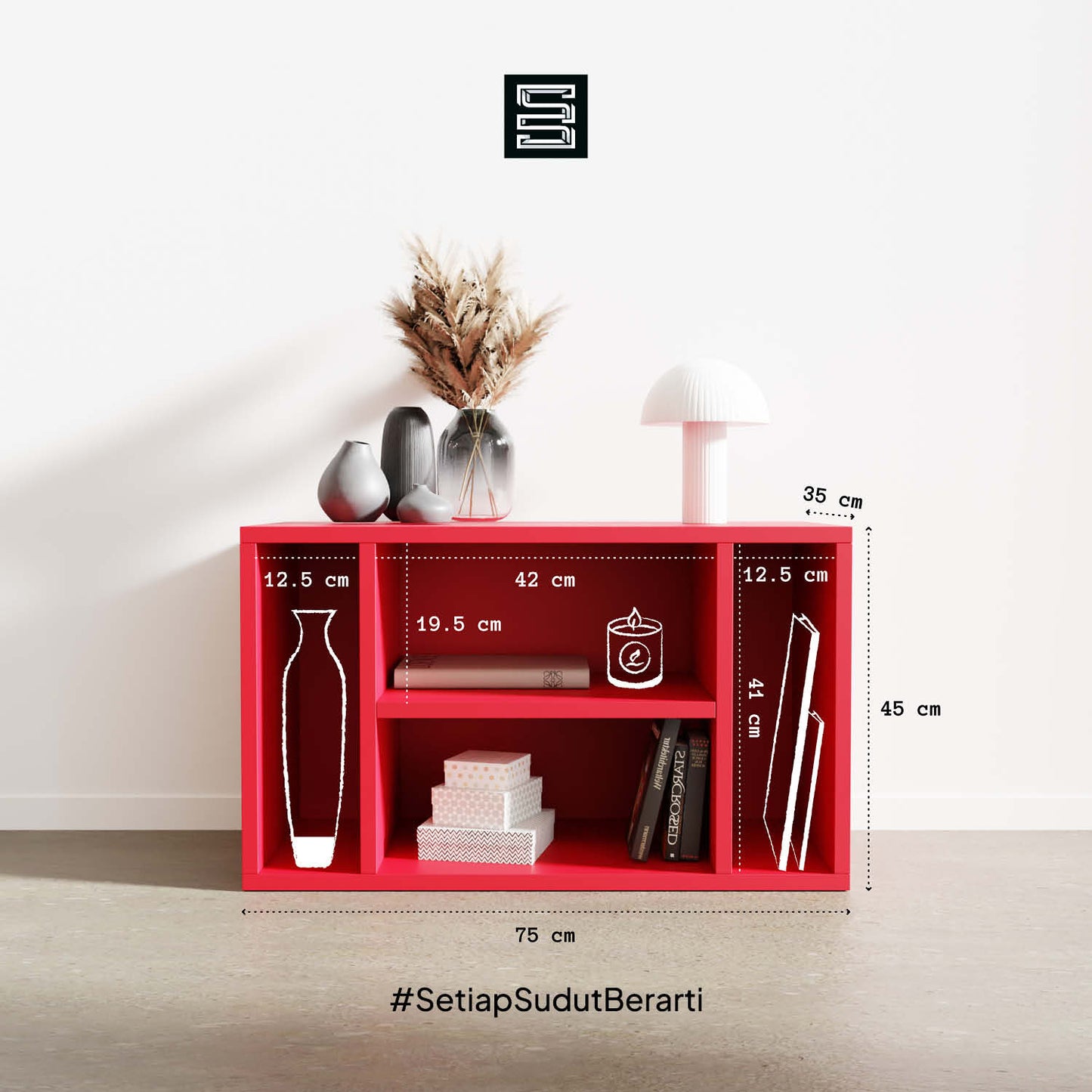Kabinet Display 75x35x45