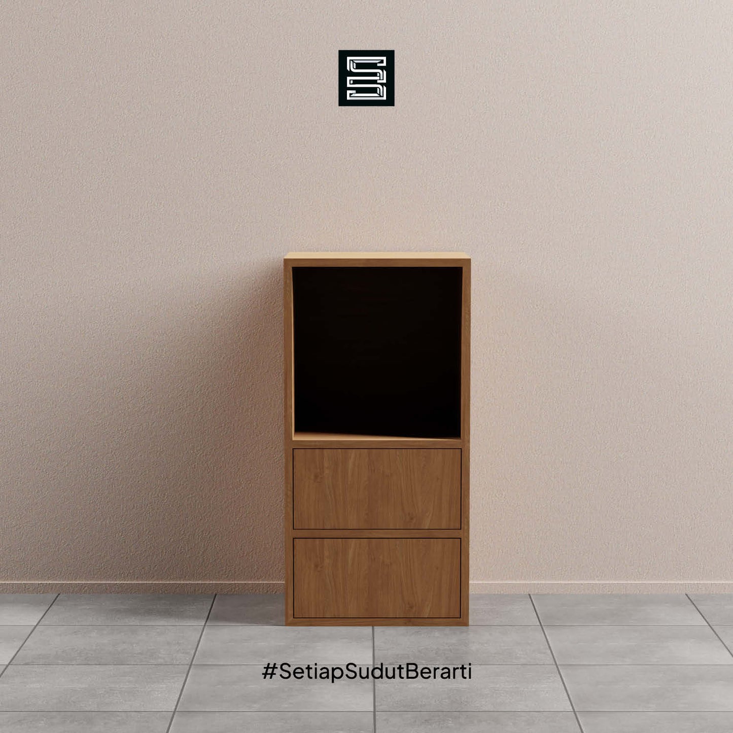 Smart Bookshelf 45x35x90