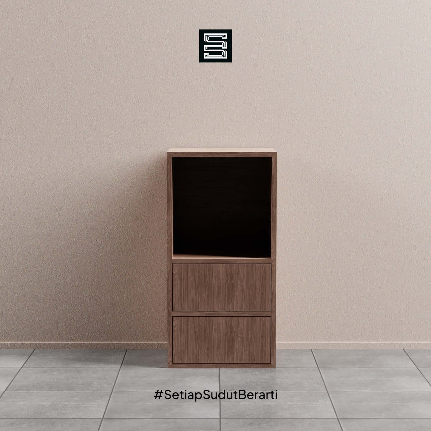 Smart Bookshelf 45x35x90