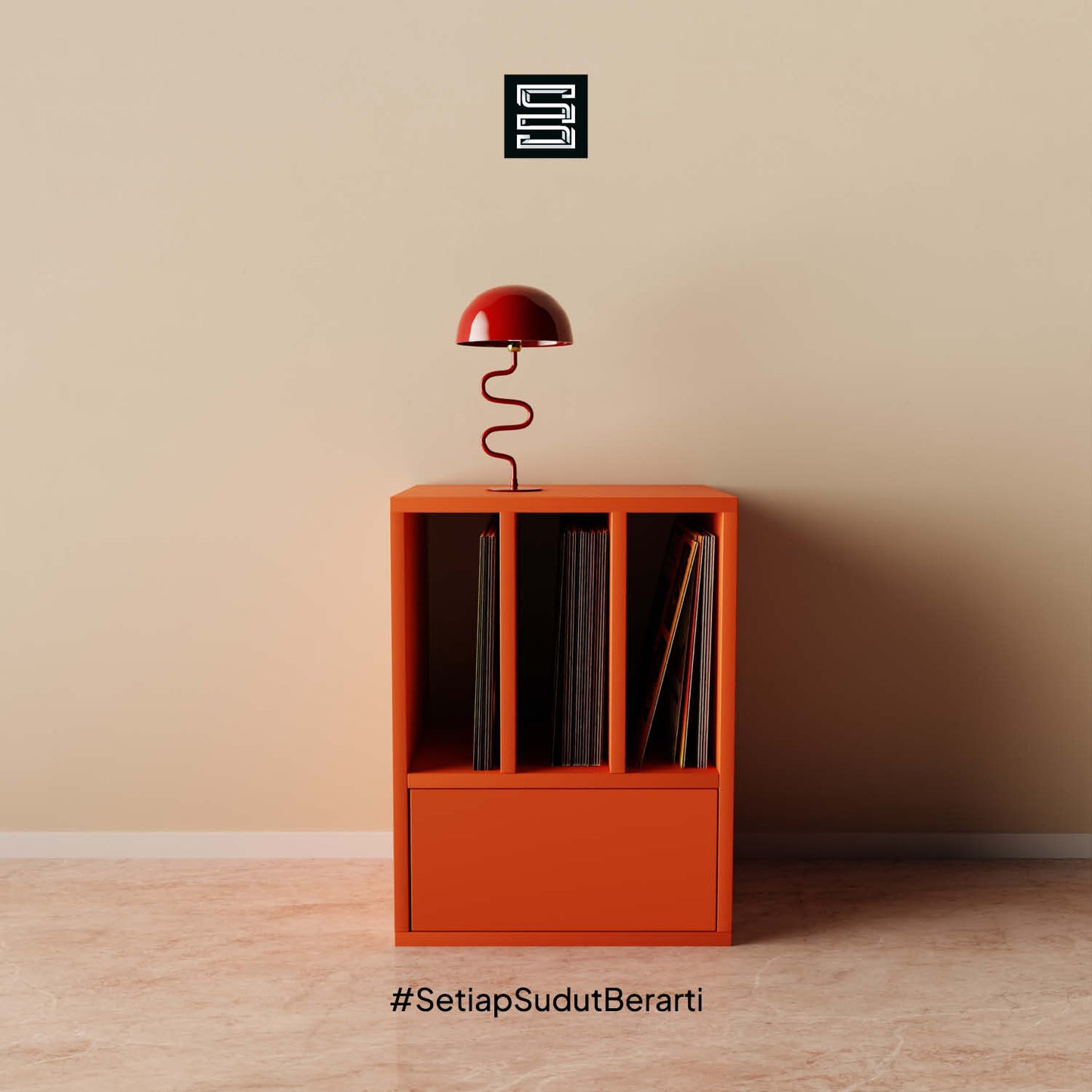 Smart Vinyl Cabinet 45x35x60