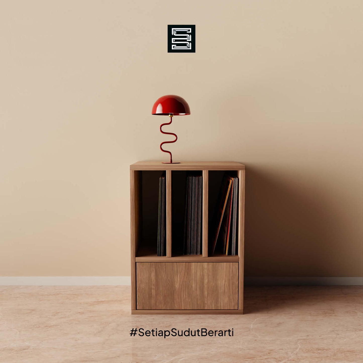 Smart Vinyl Cabinet 45x35x60