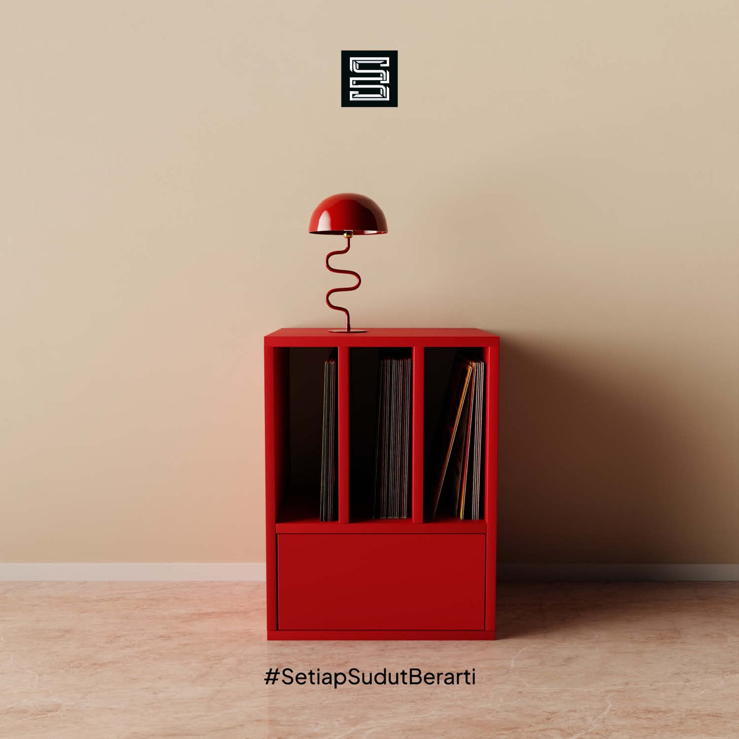 Smart Vinyl Cabinet 45x35x60