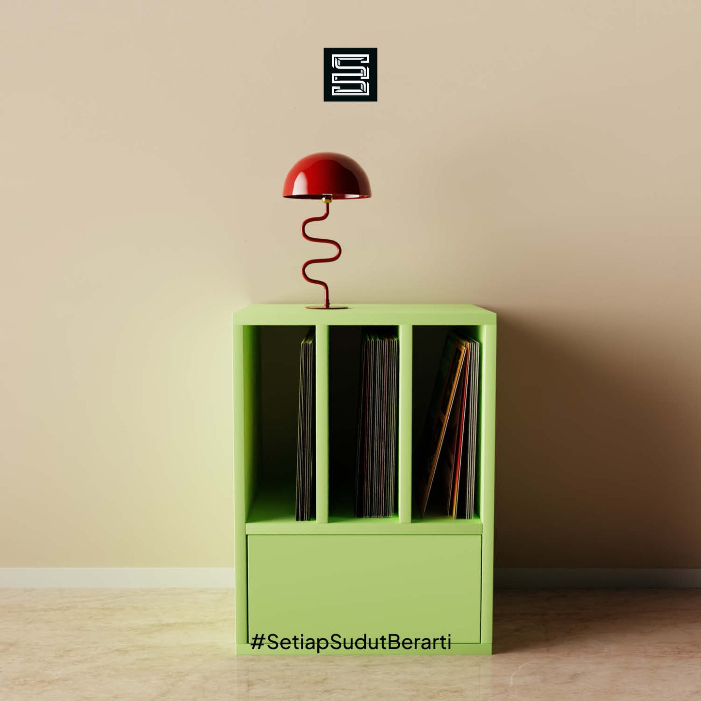 Smart Vinyl Cabinet 45x35x60