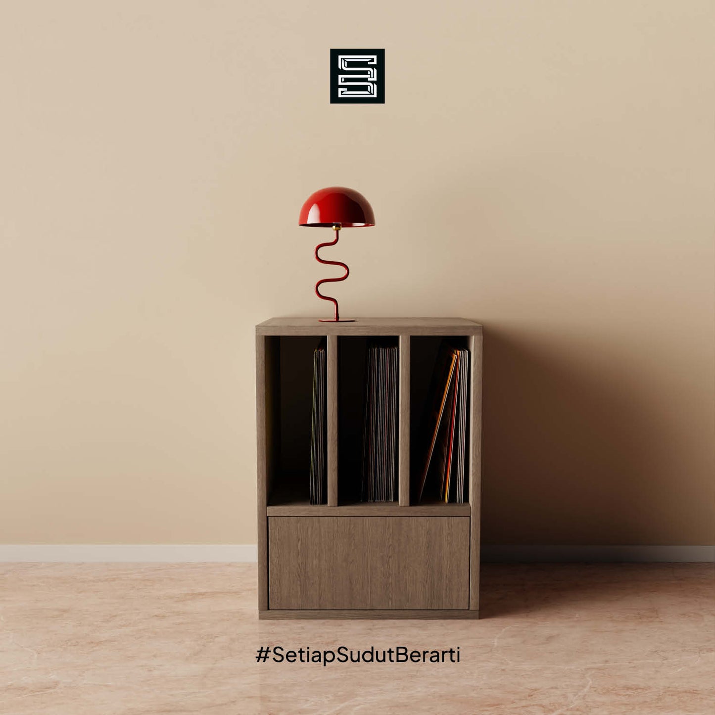 Smart Vinyl Cabinet 45x35x60