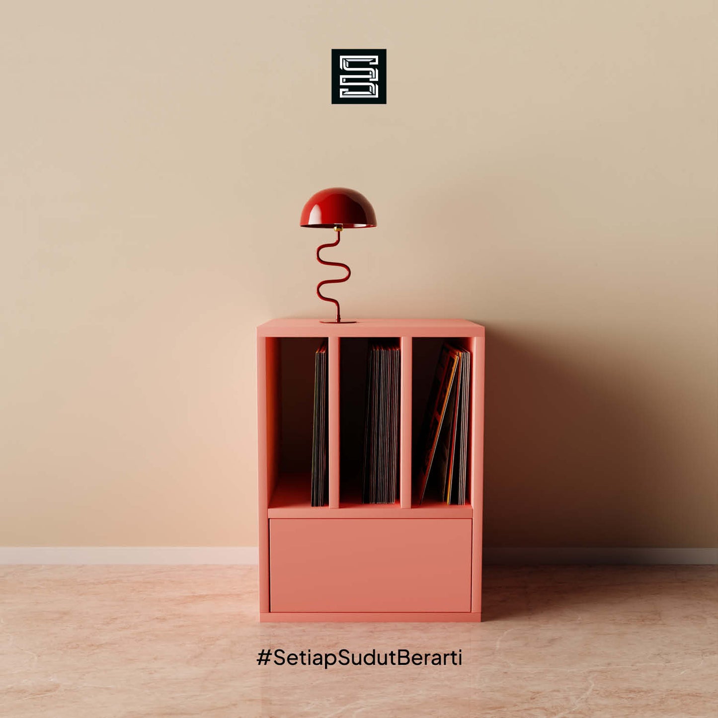 Smart Vinyl Cabinet 45x35x60