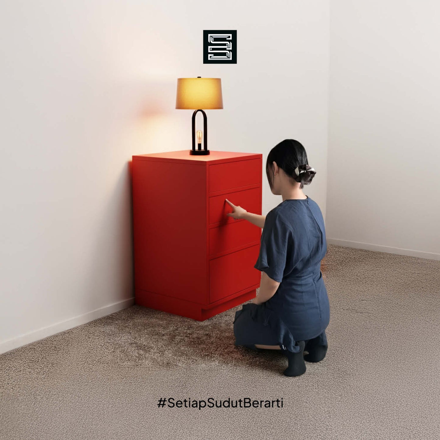 Small Filling Cabinet 45x45x74,5