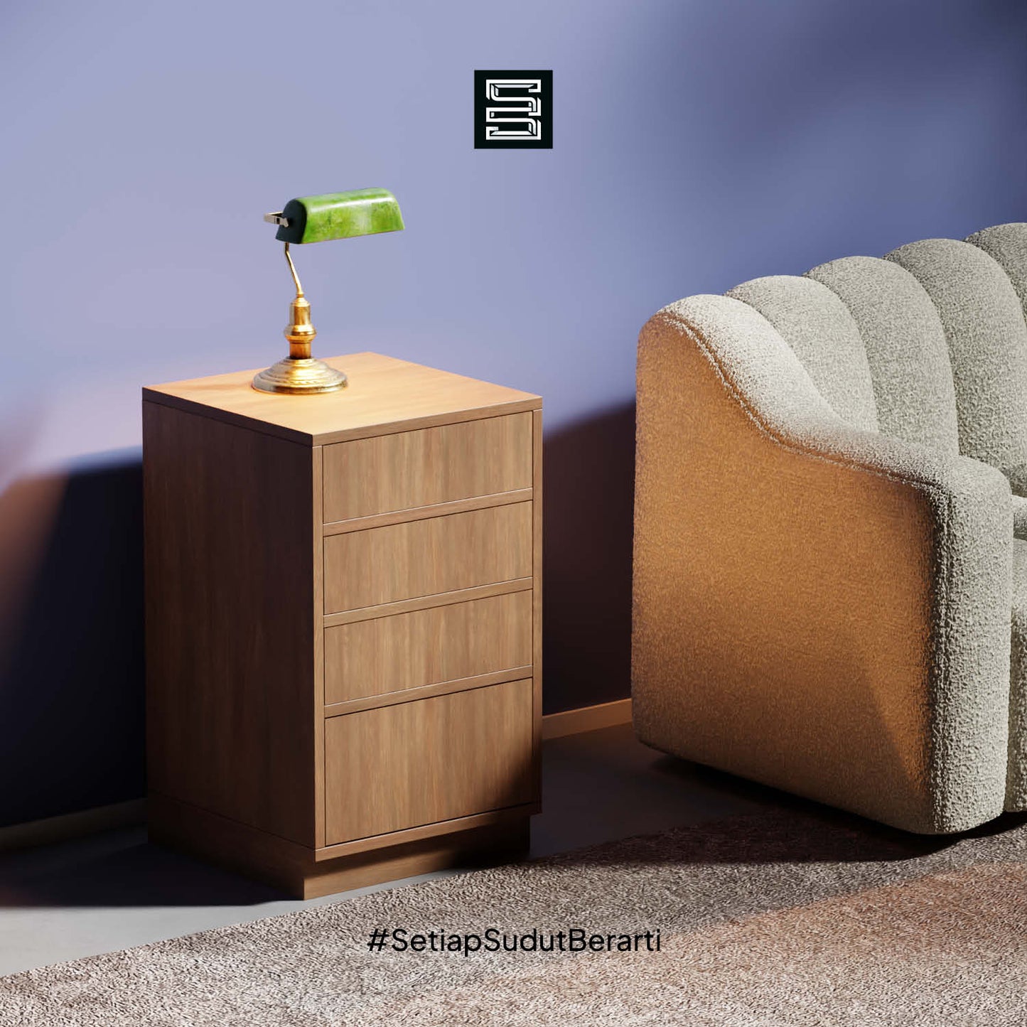 Small Filling Cabinet 45x45x74,5