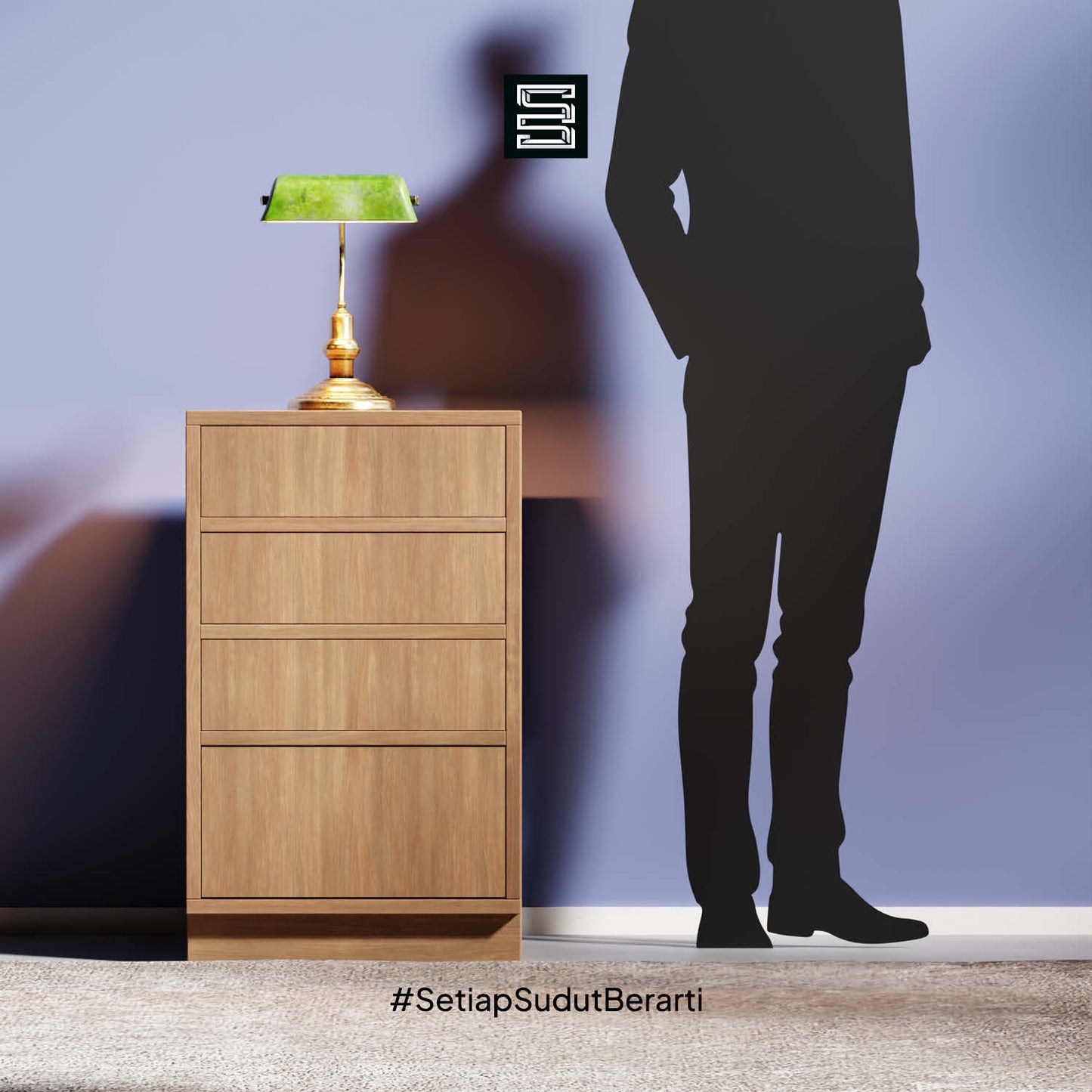 Small Filling Cabinet 45x45x74,5