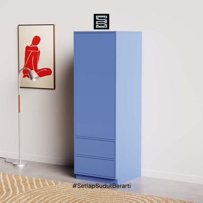 Wadrobe 60x60x180 Dua Laci