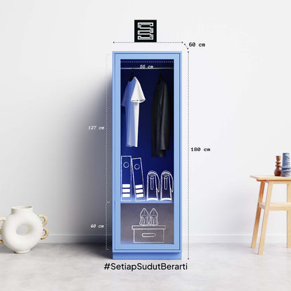 Wadrobe 60x60x180 Tanpa Laci