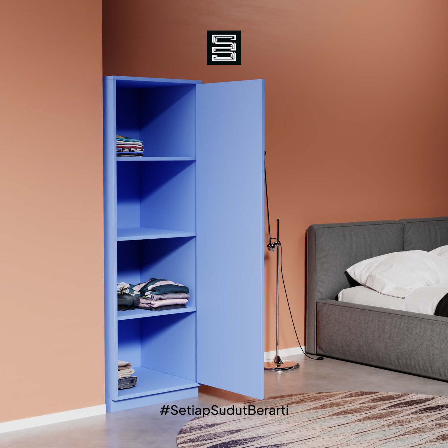 Wadrobe 60x60x180 Tanpa Laci