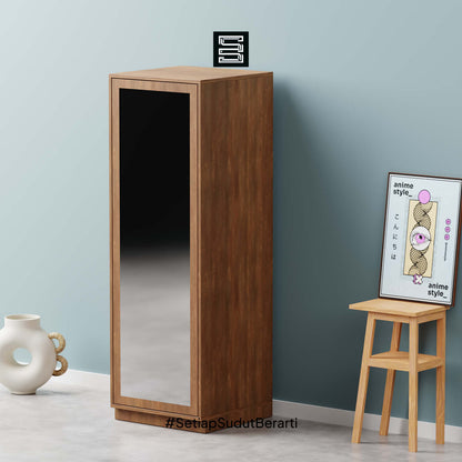 Wadrobe 60x60x180 Dengan Cermin