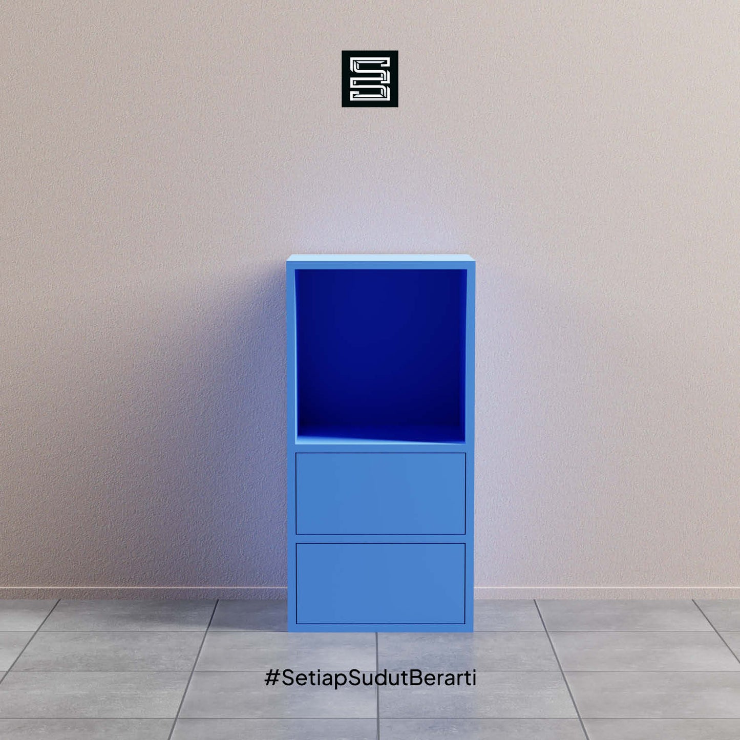 Smart Bookshelf 45x35x90