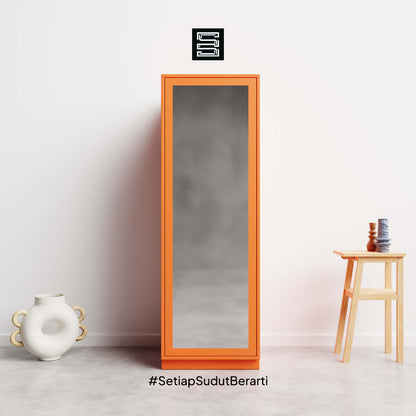 Wadrobe 60x60x180 Dengan Cermin