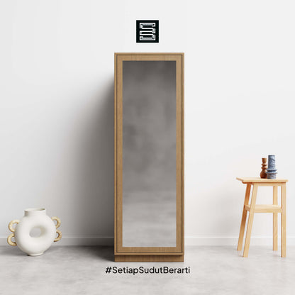 Wadrobe 60x60x180 Dengan Cermin