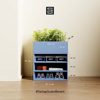 Small Filing Cabinet 75x45x81